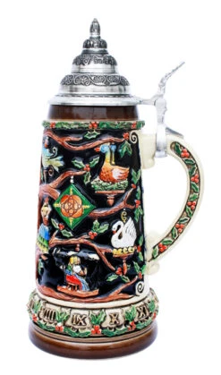 12 Days Of Christmas Beer Stein 5 12 Days Of Christmas Beer Stein -Zimmermann Shop 12 Days of Christmas Beer Stein K044 RS SM 63031.1412178346