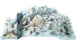 3D Alpine Christmas German Advent Calendar