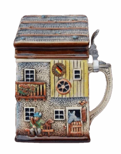Alpine House 3D Beer Stein | 2 Liter 10 Alpine House 3D Beer Stein | 2 Liter -Zimmermann Shop Alpine House 3D Beer Stein K152 RS SM 78450.1490222128