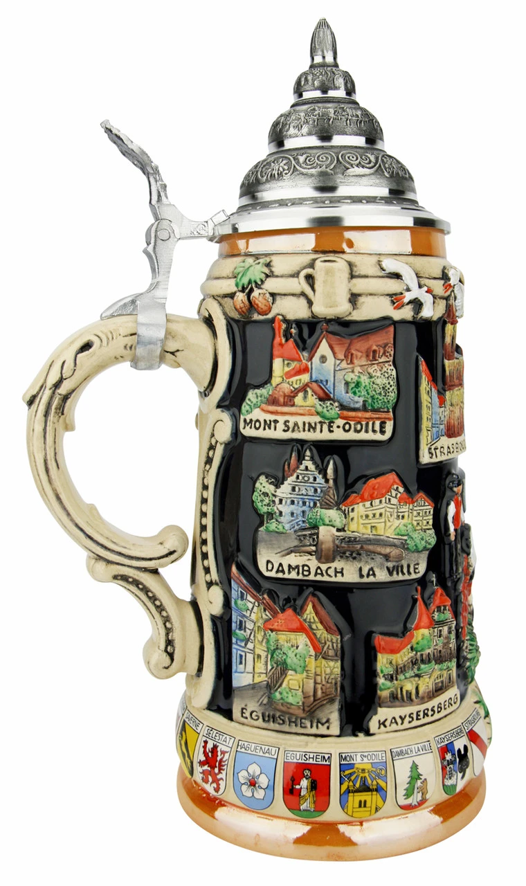 Alsace Souvenir Beer Stein 3 Alsace Souvenir Beer Stein - Image 3