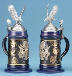 American Eagle History Beer Stein