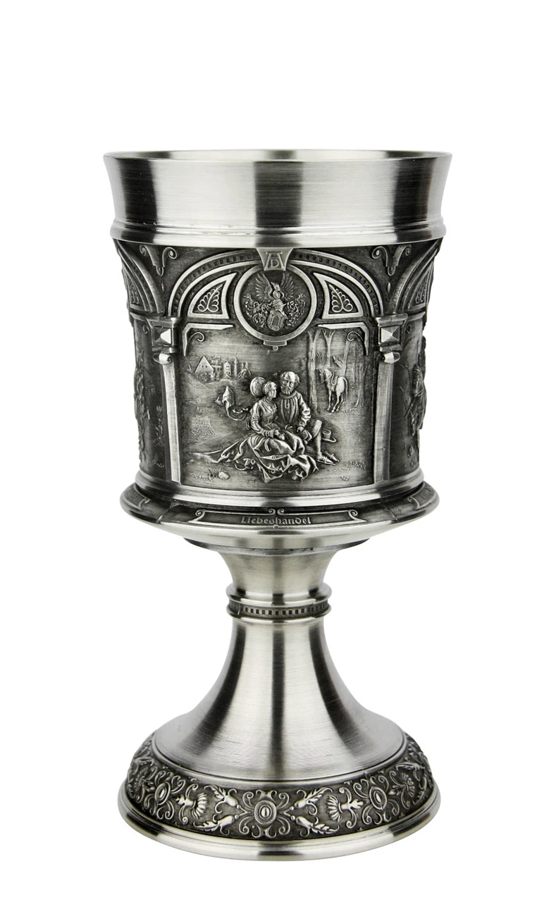 Artist Albrecht Duerer Pewter Wine Chalice