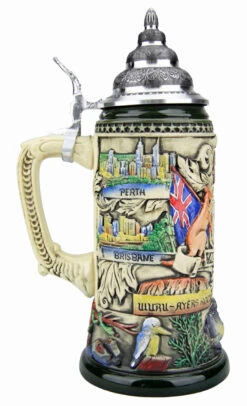 Australia Beer Stein Rustic -Zimmermann Shop Australia Beer Stein Rustic K313ARU LS SM 78908.1555527524