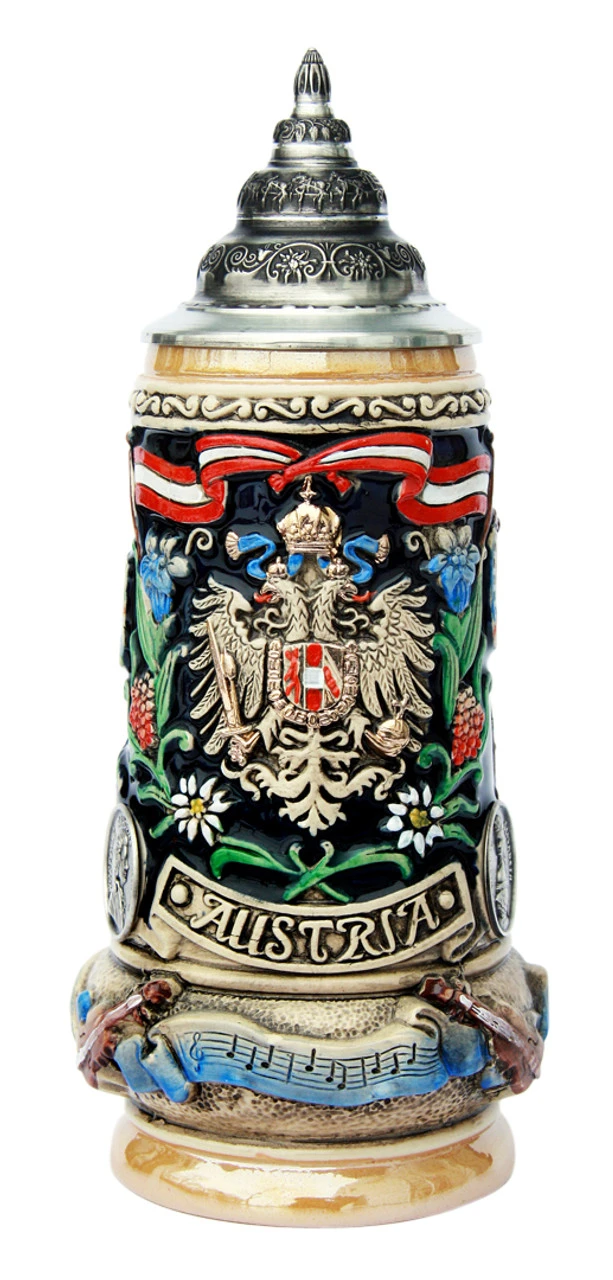 Austria Panorama Beer Stein 1 Austria Panorama Beer Stein