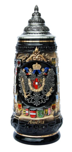 Austria Coat Of Arms Beer Stein