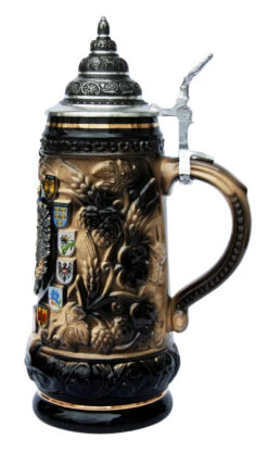Austria Coat Of Arms Beer Stein -Zimmermann Shop Austria Coat of Arms Beer Stein K456SZA RS SM 71828.1401226052