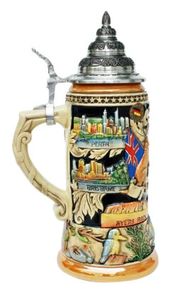 Australia Beer Stein 5 Australia Beer Stein -Zimmermann Shop Austrialia Beer Stein K313A LS SM 08607.1401226103