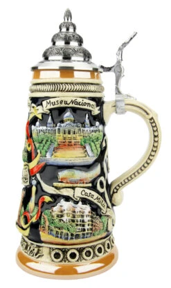 Barcelona Spain Beer Stein -Zimmermann Shop Barcelona Spain Beer Stein K307BA RS SM 26834.1574957518