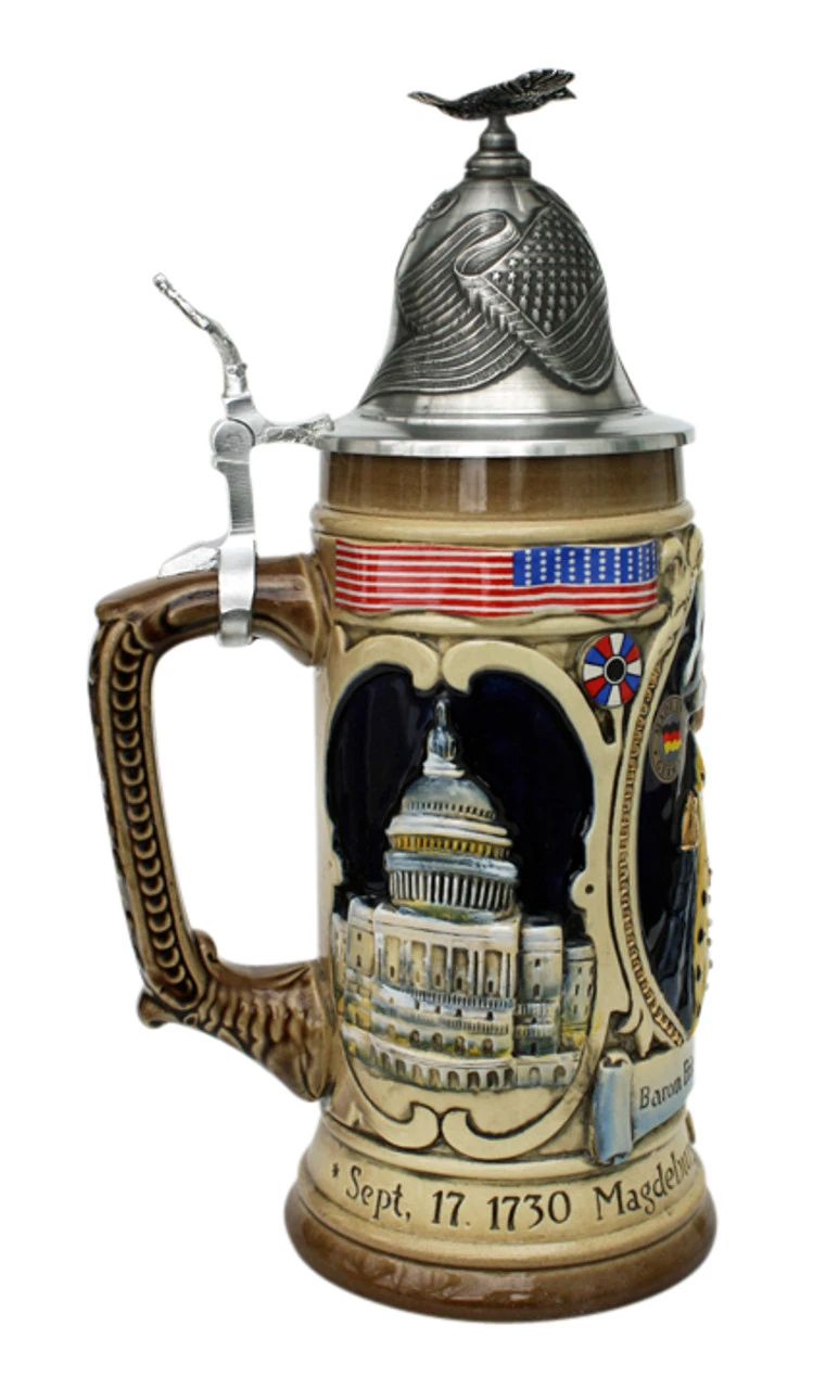 Baron Friedrich Von Steuben Beer Stein 2 Baron Friedrich Von Steuben Beer Stein - Image 2