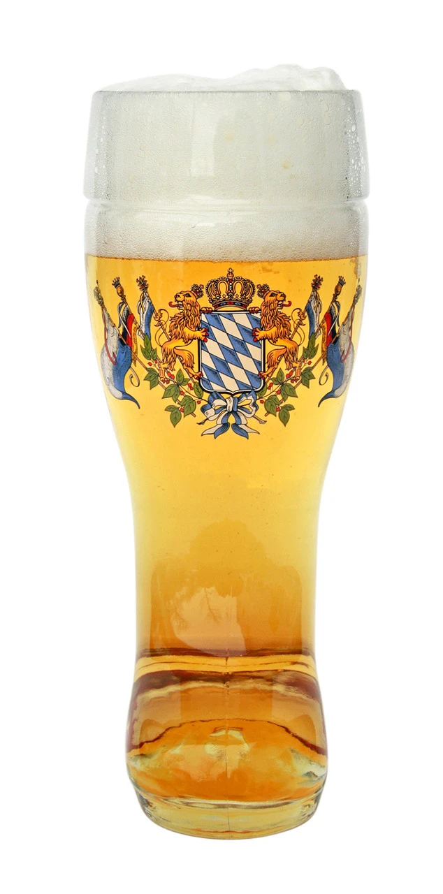 Bavaria Crest Glass Beer Boot 0.5 Liter - Image 2