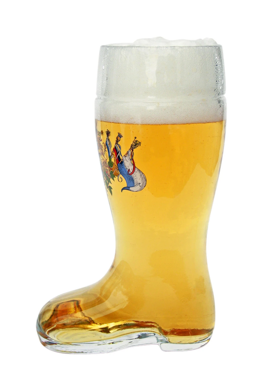 Bavaria Crest Glass Beer Boot 0.5 Liter - Image 3