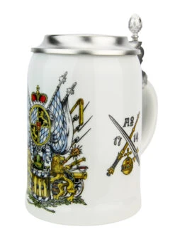 Zimmermann Bavaria Crest Porcelain Beer Stein