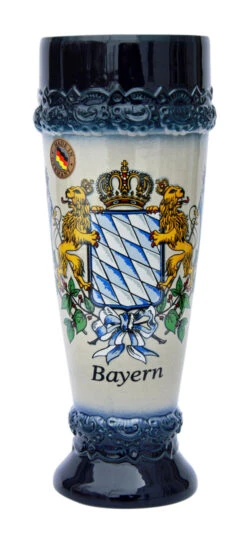 Bavaria Crest Stoneware Wheat Beer Cup