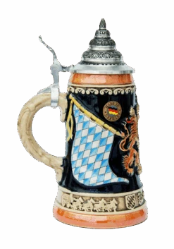 Bavaria Lion Crest Beer Stein -Zimmermann Shop Bavaria Lion Crest Beer Stein K200WB LS SM 19659.1395851639