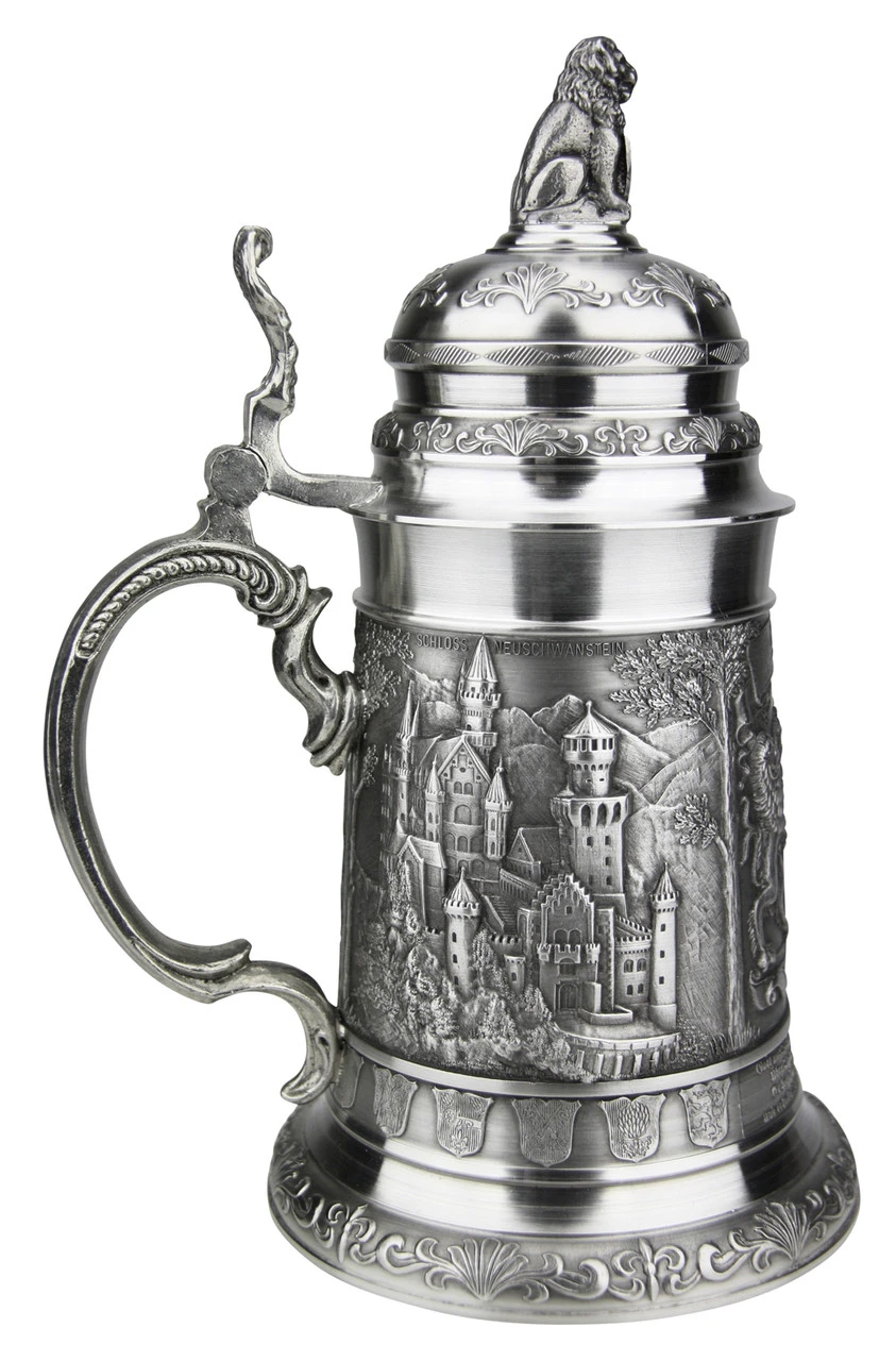 Bavaria Pewter Beer Stein 4 Bavaria Pewter Beer Stein - Image 4