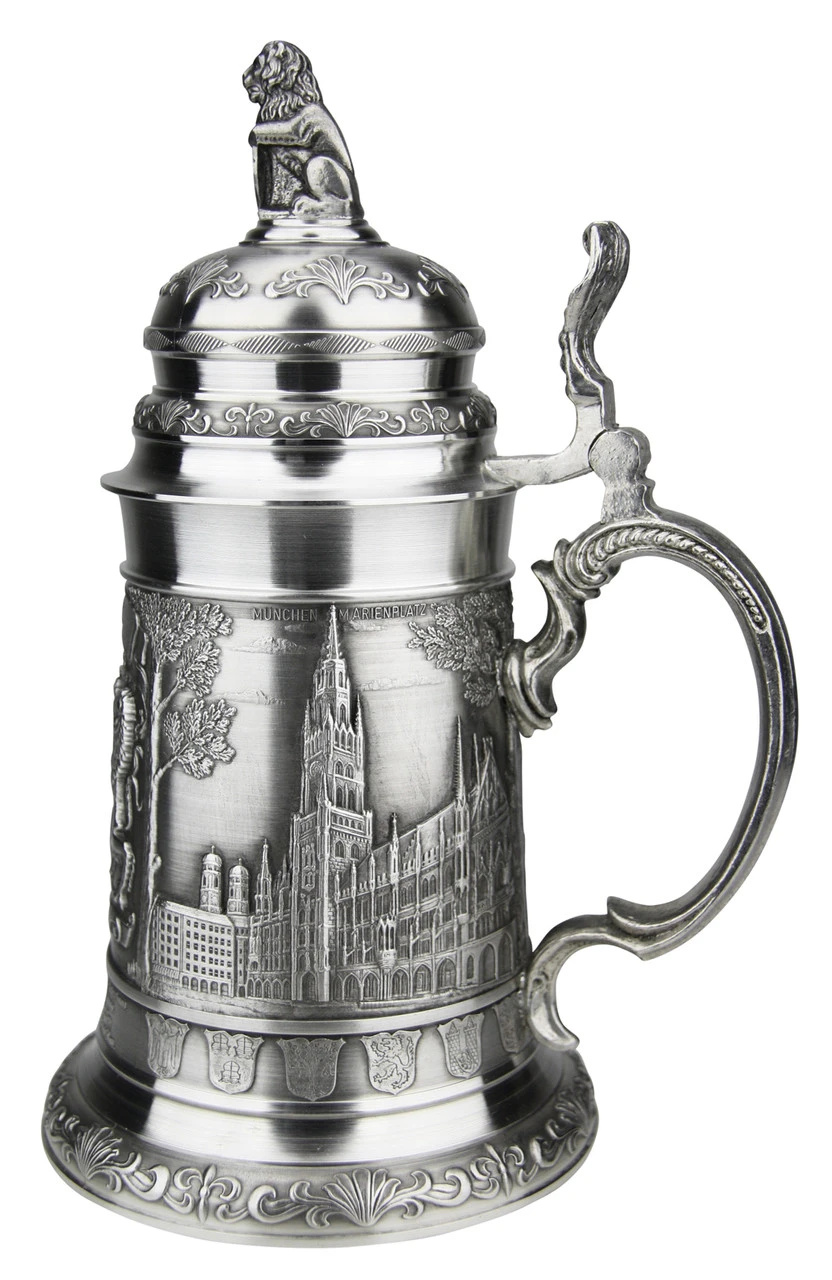 Bavaria Pewter Beer Stein 6 Bavaria Pewter Beer Stein - Image 6