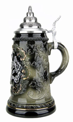 Bavaria Pewter Lion Crest Beer Stein -Zimmermann Shop Bavaria Pewter Lion Crest Beer Stein K455SZB RS SM 49934.1490903076