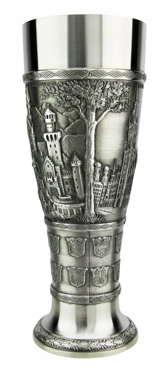 Bavaria Pewter Wheat Beer Tulip 4 Bavaria Pewter Wheat Beer Tulip - Image 4