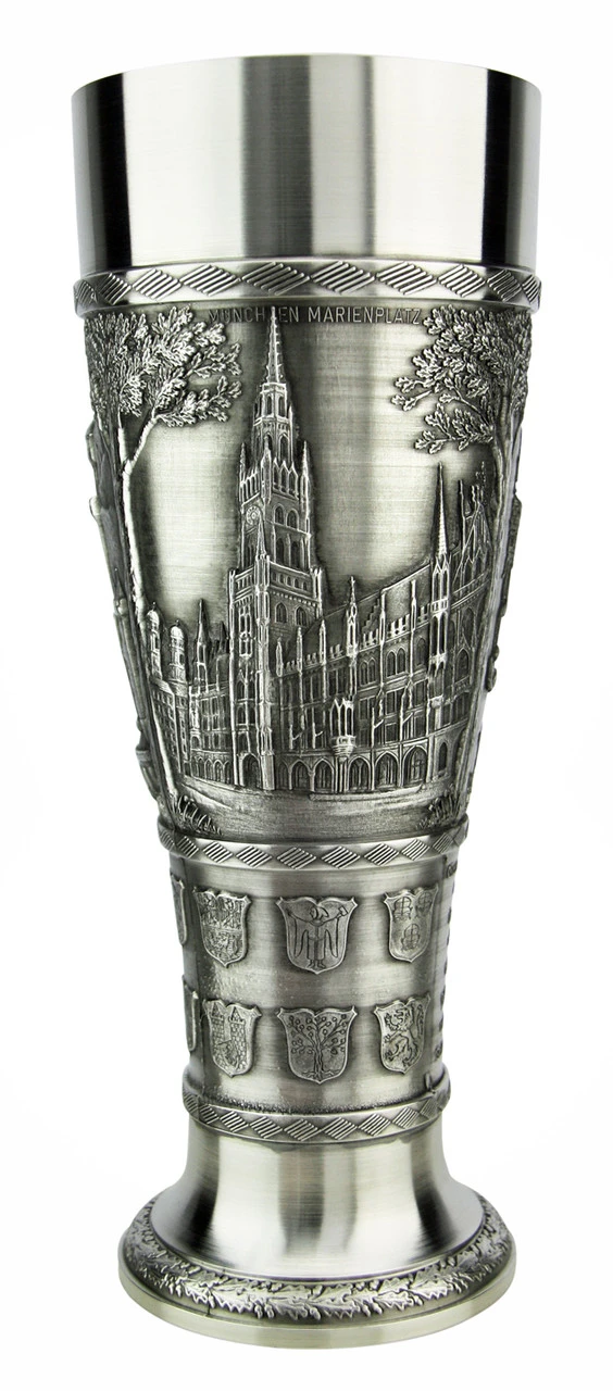 Bavaria Pewter Wheat Beer Tulip 3 Bavaria Pewter Wheat Beer Tulip - Image 3