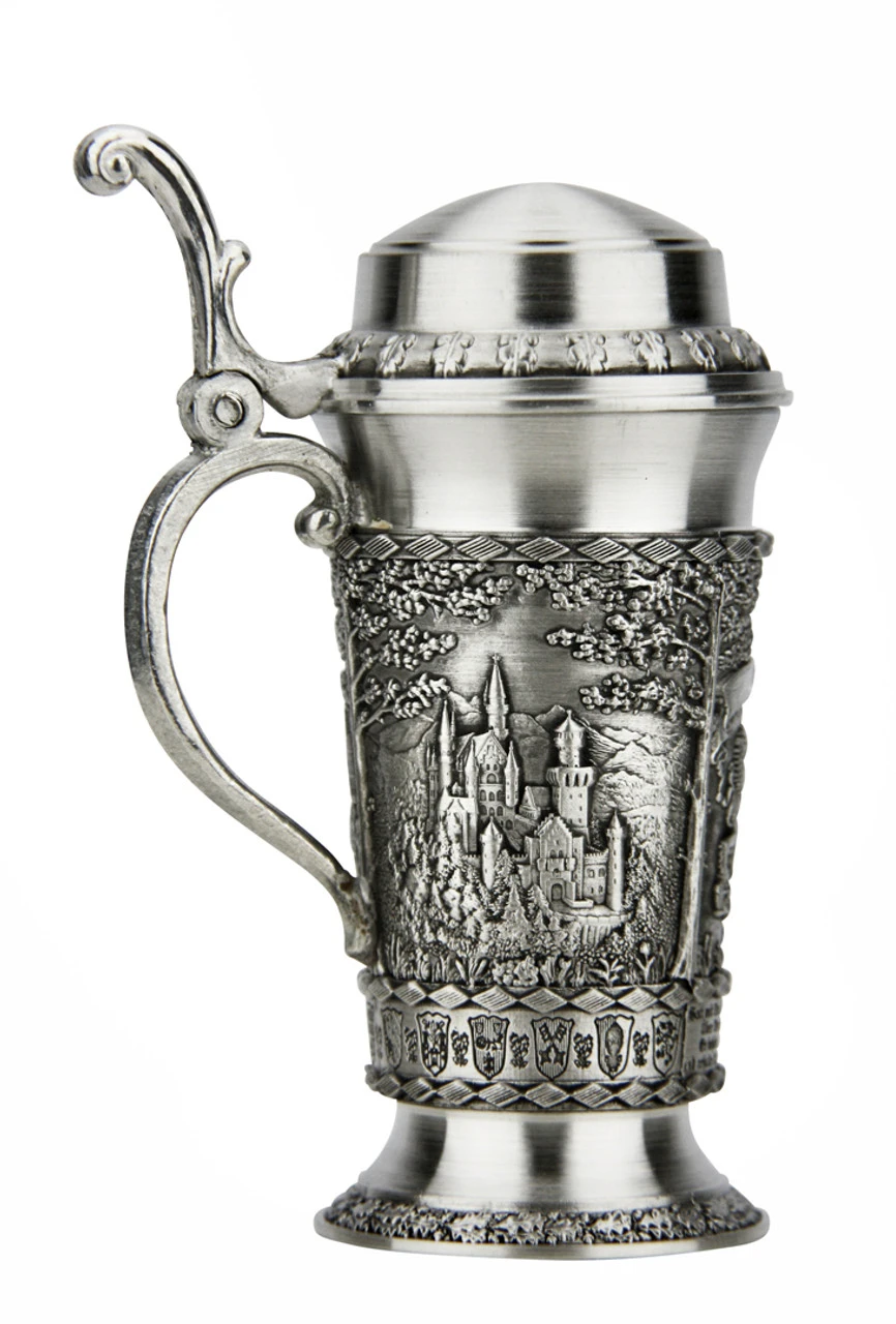 Bavaria Schnapps Pewter Mini Stein | 1 Oz 3 Bavaria Schnapps Pewter Mini Stein | 1 Oz - Image 3