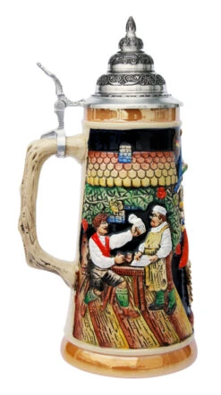 Bavarian Beer Garden Beer Stein -Zimmermann Shop Bavarian Beer Garden Beer Stein K714Z LS SM 83787.1401226571