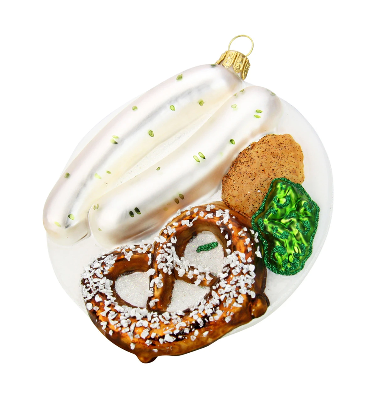 Bavarian Breakfast Glass Christmas Ornament 1 Bavarian Breakfast Glass Christmas Ornament