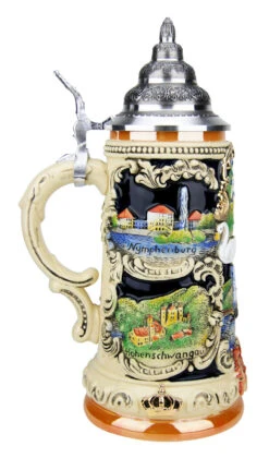 Bavarian Castles Beer Stein -Zimmermann Shop Bavarian Castles Beer Stein K309S LS SM 94778.1507149574