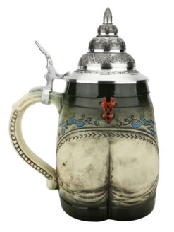 Bavarian Lederhosen 3D Beer Stein -Zimmermann Shop Bavarian Lederhosen 3D Beer Stein K280 Back SM 70257.1618434555
