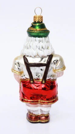 Bavarian Oktoberfest Santa Christmas Ornament -Zimmermann Shop Bavarian Oktoberfest Santa Ornament PPEW547 Back SM 27846.1508949615