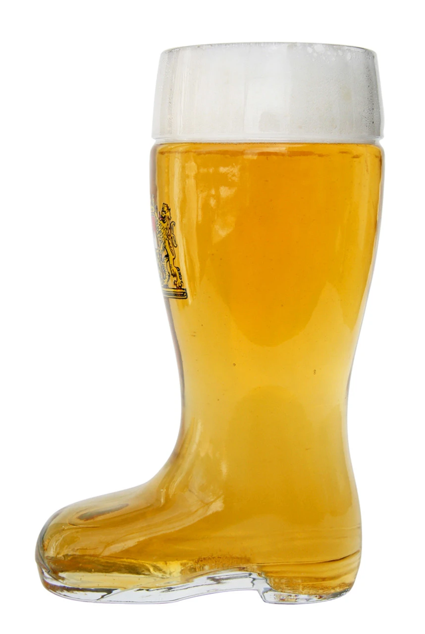 Bayern Crest Glass Beer Boot 0.5 Liter - Image 5