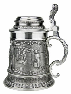Beer Brewers Pewter Beer Stein -Zimmermann Shop Beer Brewers Pewter Beer Stein AS10346 RS SM 57149.1511122344