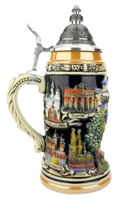 Beer Garden Panorama Grotto Stein | 1 Liter -Zimmermann Shop Beergarden Panorama Grotto Beer Stein ZB1993996 LS SM 10979.1574958455