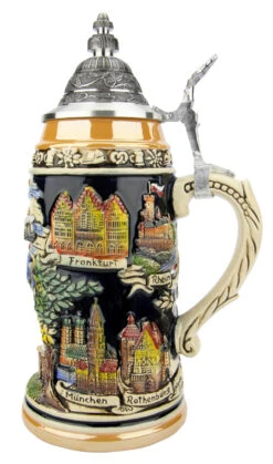 Beer Garden Panorama Grotto Stein | 1 Liter -Zimmermann Shop Beergarden Panorama Grotto Beer Stein ZB1993996 RS SM 83977.1574958463