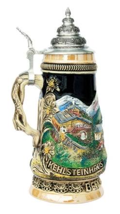 Berchtesgaden Souvenir Beer Stein -Zimmermann Shop Berchtesgaden Souviner Beer Stein K3562 LS SM 79859.1401299229