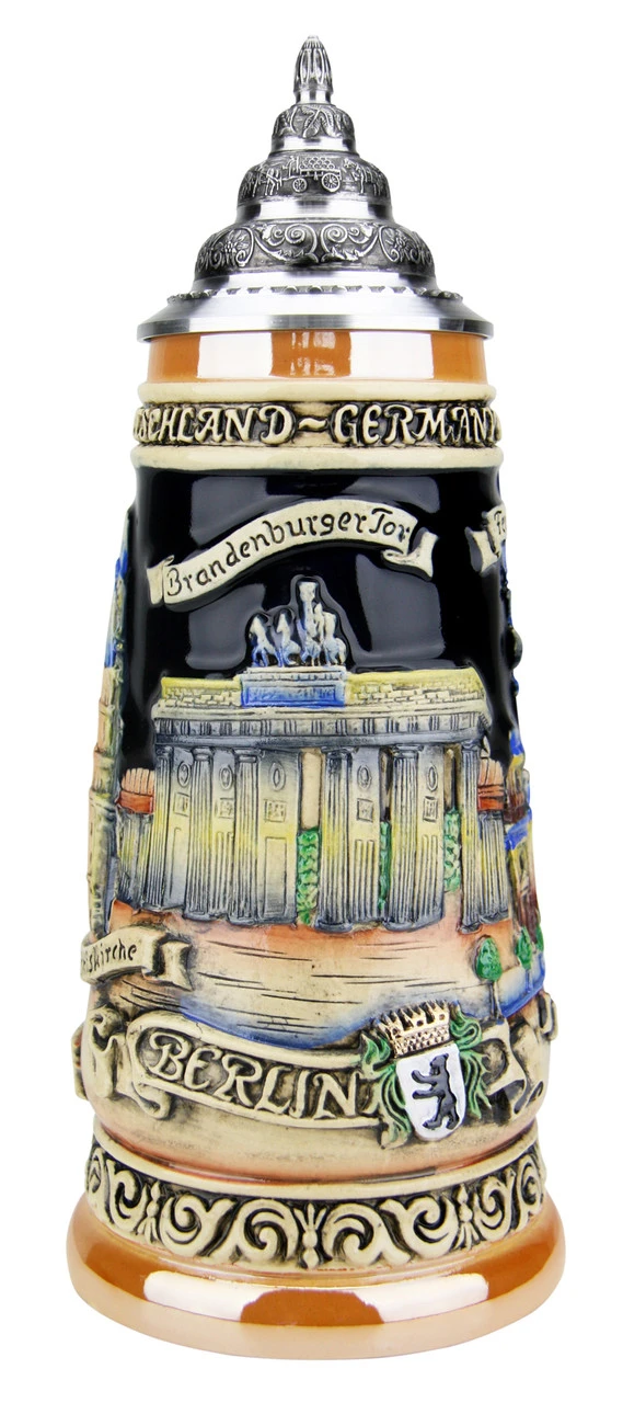 Berlin And Brandenburg Gate Beer Stein 2 Berlin And Brandenburg Gate Beer Stein - Image 2