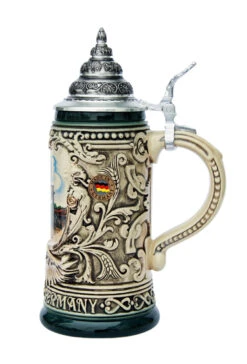 Berlin City Skyline Beer Stein 0.4 Liter -Zimmermann Shop Berlin Beer Stein K430RUB RS SM 25934.1401299697