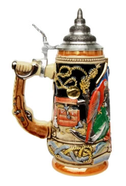 Blackbeard The Pirate Beer Stein -Zimmermann Shop Blackbeard the Pirate Beer Stein K313P LS SM 78890.1431539172