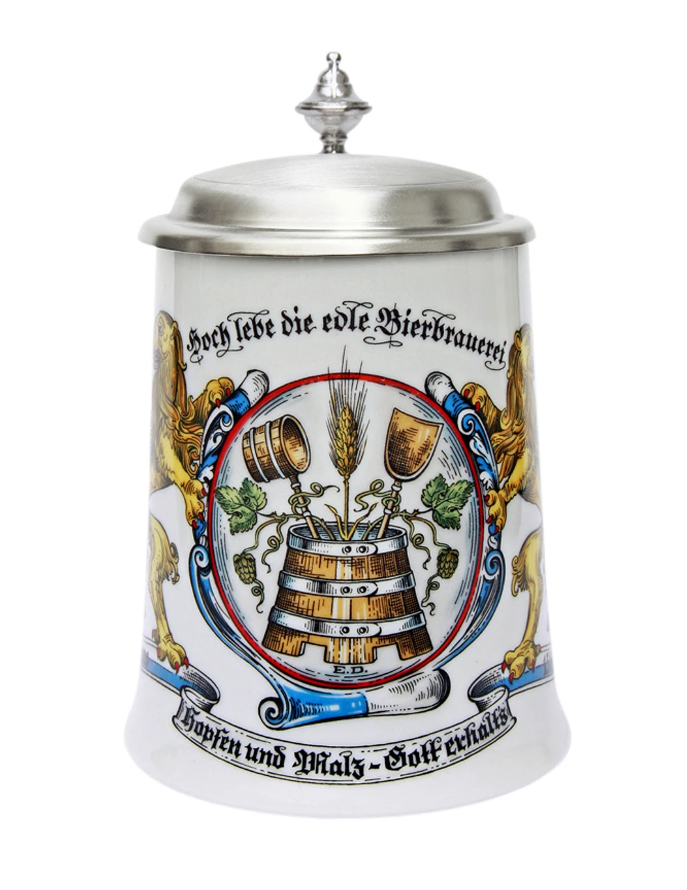 Zimmermann Brewers Porcelain Beer Stein 1 Zimmermann Brewers Porcelain Beer Stein