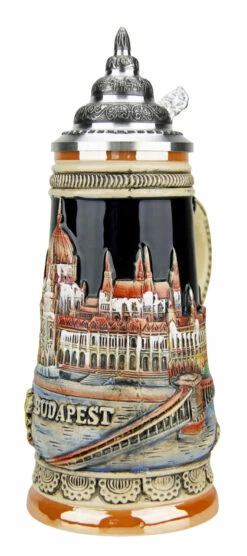 Budapest Beer Stein -Zimmermann Shop Budapest Beer Stein K305BV A2 SM 85703.1491349670