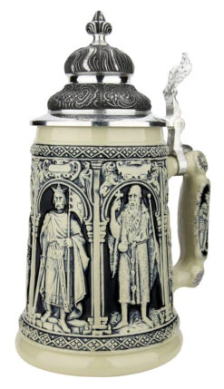 Crusaders Beer Stein | Cobalt -Zimmermann Shop Crusaders Beer Stein Cobalt KT1338EZ RA SM 40149.1633472729