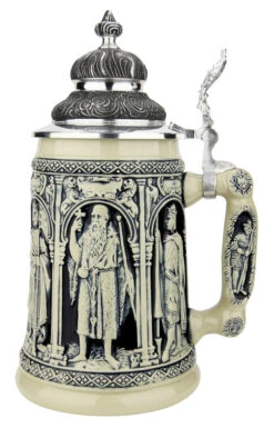 Crusaders Beer Stein | Cobalt -Zimmermann Shop Crusaders Beer Stein Cobalt KT1338EZ RS SM 12327.1633472773