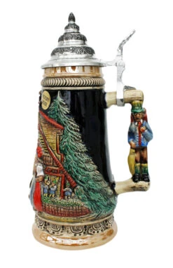 Cuckoo Clock Peddler Beer Stein 5 Cuckoo Clock Peddler Beer Stein -Zimmermann Shop Cuckoo Clock Peddler Beer Stein K305U RS SM 03918.1401390609
