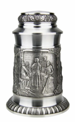 Defregger Pewter Beer Stein | 0.5 Liter -Zimmermann Shop Defregger Pewter Beer Stein 0.5 Liter DN8825Z FNT SM 17684.1511047682