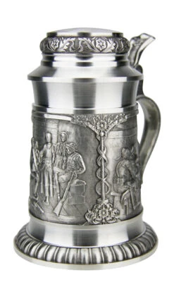 Defregger Pewter Beer Stein | 0.5 Liter -Zimmermann Shop Defregger Pewter Beer Stein 0.5 Liter DN8825Z RA SM 20080.1511047682