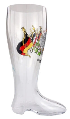 Deutschland Crest Glass Beer Boot 2 Liter 5 Deutschland Crest Glass Beer Boot 2 Liter -Zimmermann Shop Deutschland Crest Glass Beer Boot 2 Liter GS2820DF Side 2 SM 10409.1574965077