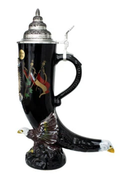Deutschland Eagle Drinking Horn Beer Stein -Zimmermann Shop Deutschland Eagle Horn K1027 RS SM 94062.1395935838