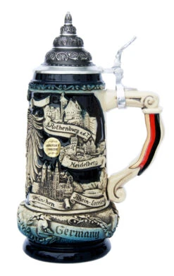 Deutschland Eagle Panorama Beer Stein Cobalt 5 Deutschland Eagle Panorama Beer Stein Cobalt -Zimmermann Shop Deutschland Eagle Panorama Beer Stein Cobalt K393SGE RS SM 60981.1401395709