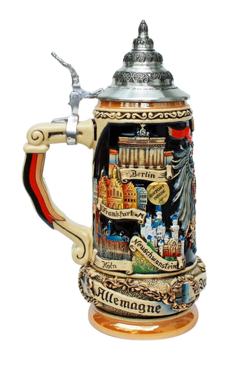 Deutschland Eagle Panorama Beer Stein 3 Deutschland Eagle Panorama Beer Stein - Image 3