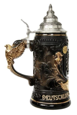 Deutschland Germany Eagle Handle Beer Stein -Zimmermann Shop Deutschland Germany Eagle Handle Beer Stein K430SZ LS SM 16536.1416844960