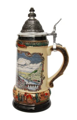 Deutschland Heidelberg Panorama Beer Stein 5 Deutschland Heidelberg Panorama Beer Stein -Zimmermann Shop Deutschland Heidelberg Panorama Beer Stein ZB1413906H RS SM 04473.1447878515